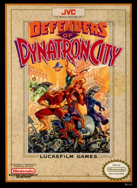 Defenders of Dynatron City (USA) box cover front